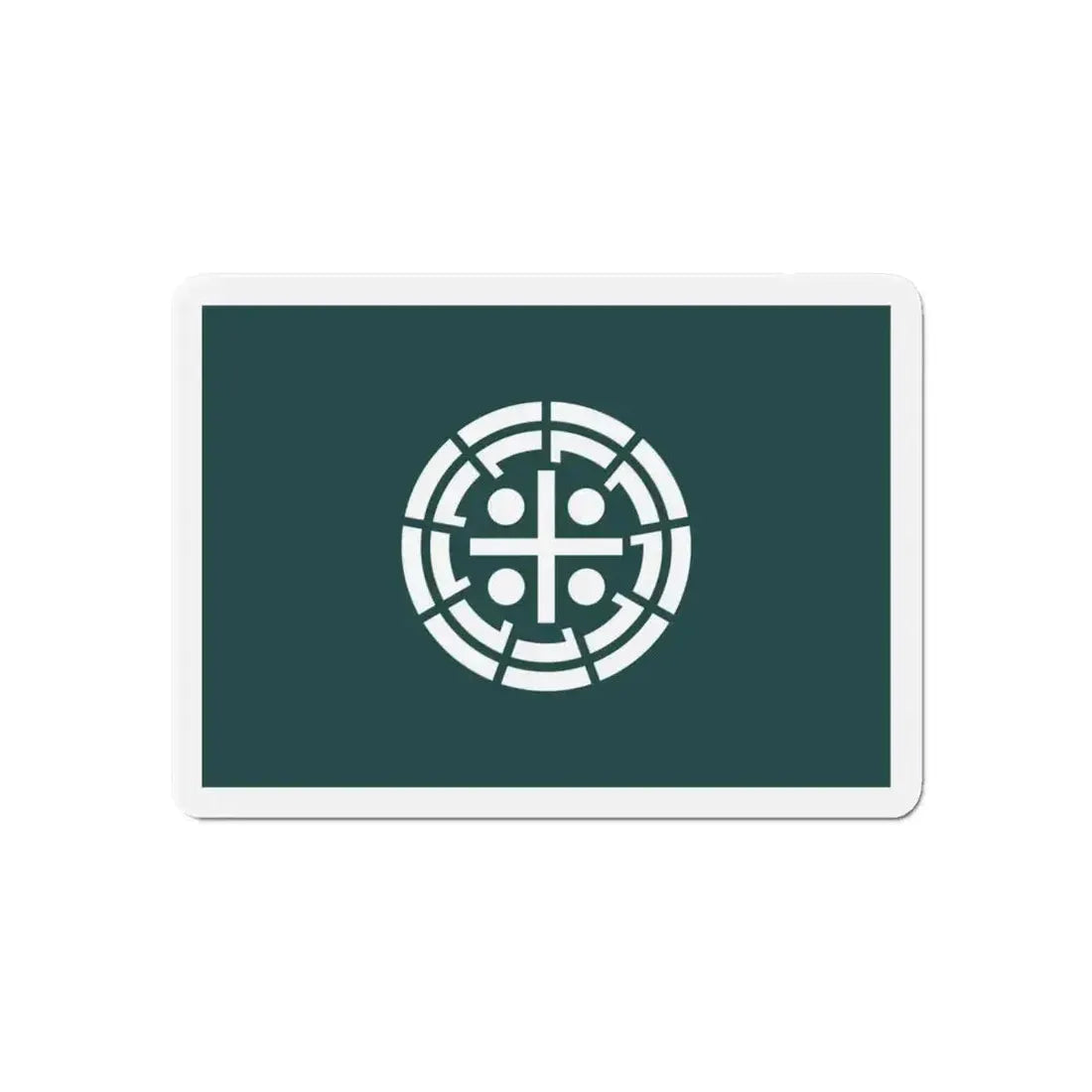 Flag of Kurume Fukuoka Japan - Refrigerator Magnet - The Sticker Space