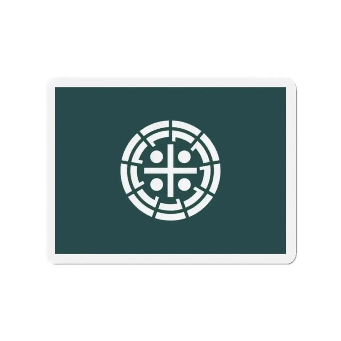 Flag of Kurume Fukuoka Japan - Refrigerator Magnet - The Sticker Space