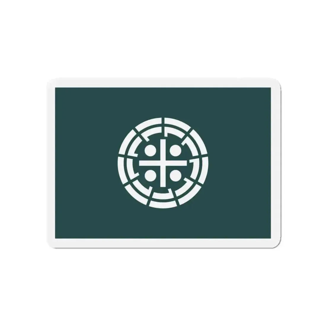 Flag of Kurume Fukuoka Japan - Refrigerator Magnet - The Sticker Space