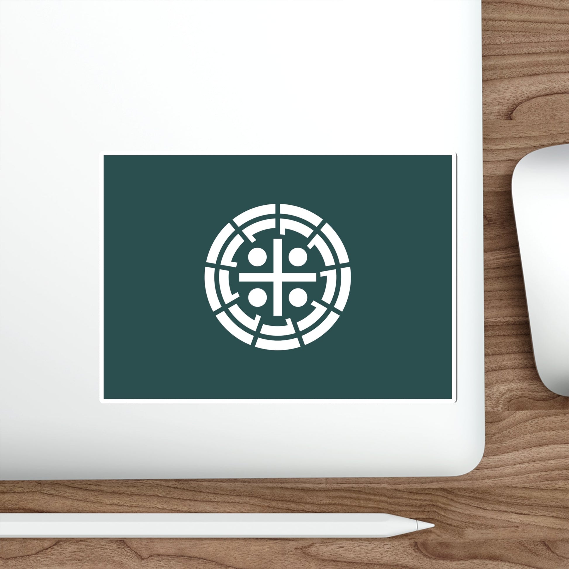 Flag of Kurume Fukuoka Japan STICKER Vinyl Die-Cut Decal-The Sticker Space