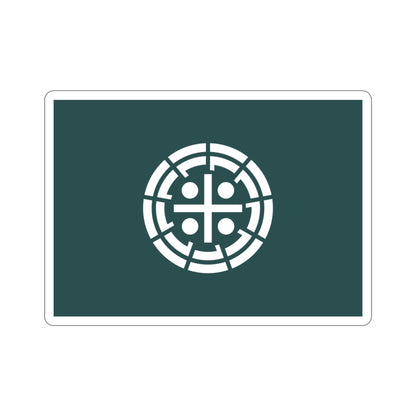 Flag of Kurume Fukuoka Japan STICKER Vinyl Die-Cut Decal-3 Inch-The Sticker Space