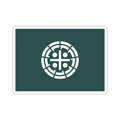 Flag of Kurume Fukuoka Japan STICKER Vinyl Die-Cut Decal 3 Inch - The Sticker Space