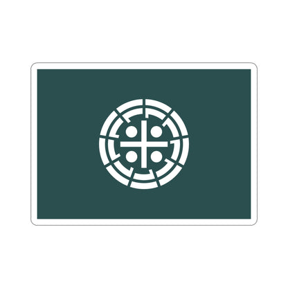 Flag of Kurume Fukuoka Japan STICKER Vinyl Die-Cut Decal-4 Inch-The Sticker Space