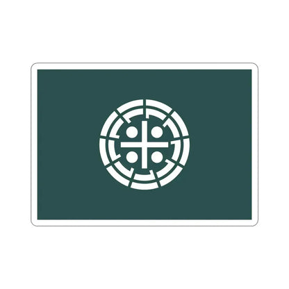 Flag of Kurume Fukuoka Japan STICKER Vinyl Die-Cut Decal 5 Inch - The Sticker Space