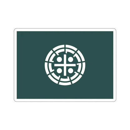 Flag of Kurume Fukuoka Japan STICKER Vinyl Die-Cut Decal 6 Inch - The Sticker Space
