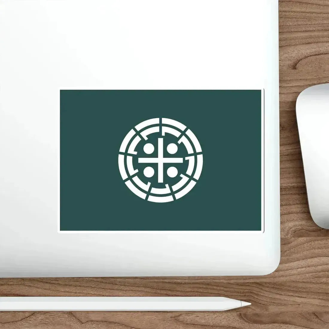 Flag of Kurume Fukuoka Japan STICKER Vinyl Die-Cut Decal - The Sticker Space