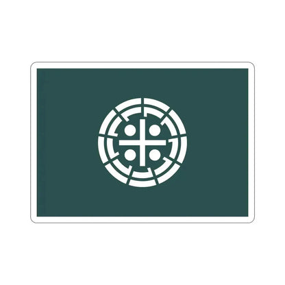 Flag of Kurume Fukuoka Japan STICKER Vinyl Die-Cut Decal - The Sticker Space