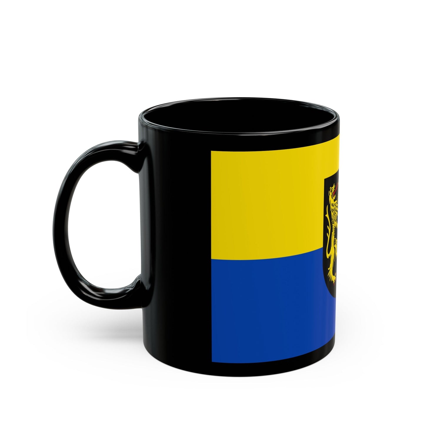 Flag of Kusel Germany - Black Coffee Mug-The Sticker Space