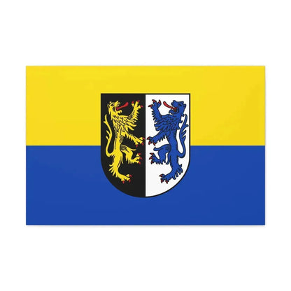 Flag of Kusel Germany - Canvas Wall Art 30" x 20" 1.25" - The Sticker Space