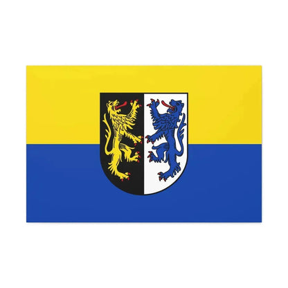 Flag of Kusel Germany - Canvas Wall Art 36" x 24" 1.25" - The Sticker Space