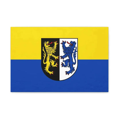 Flag of Kusel Germany - Canvas Wall Art - The Sticker Space