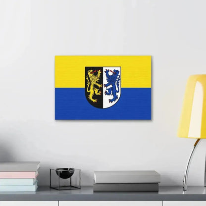 Flag of Kusel Germany - Canvas Wall Art - The Sticker Space