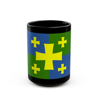 Flag of Kutaisi Georgia - Black Coffee Mug-15oz-The Sticker Space