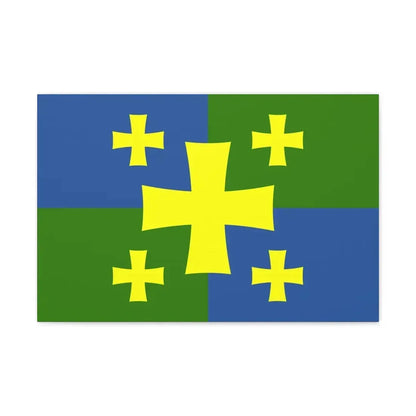 Flag of Kutaisi Georgia - Canvas Wall Art 24″ x 16″ 1.25" - The Sticker Space