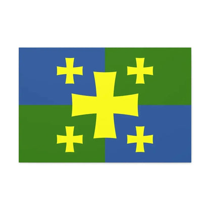 Flag of Kutaisi Georgia - Canvas Wall Art 30" x 20" 1.25" - The Sticker Space