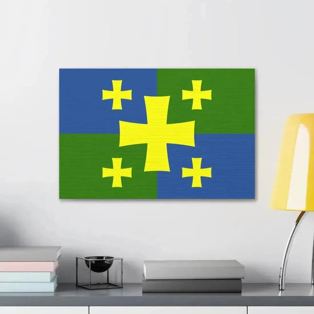 Flag of Kutaisi Georgia - Canvas Wall Art - The Sticker Space