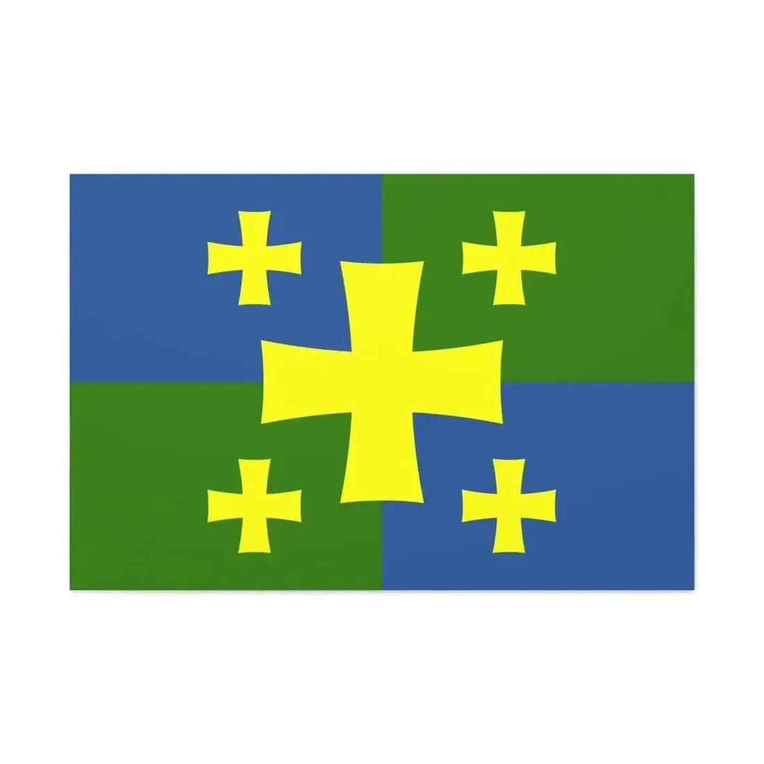 Flag of Kutaisi Georgia - Canvas Wall Art - The Sticker Space