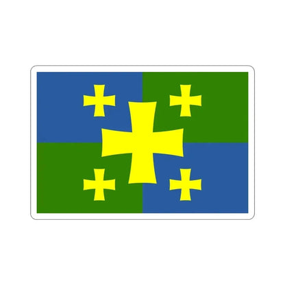 Flag of Kutaisi Georgia STICKER Vinyl Die-Cut Decal 3 Inch - The Sticker Space