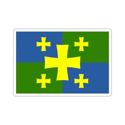 Flag of Kutaisi Georgia STICKER Vinyl Die-Cut Decal 4 Inch - The Sticker Space