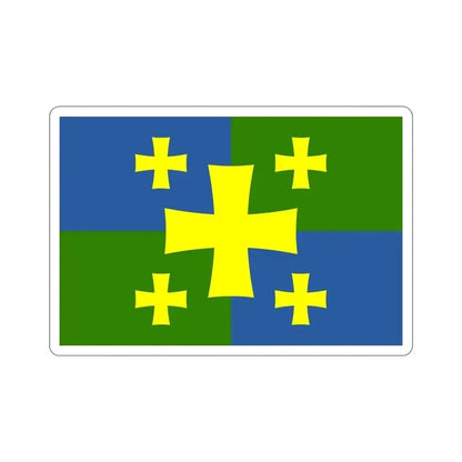 Flag of Kutaisi Georgia STICKER Vinyl Die-Cut Decal 6 Inch - The Sticker Space