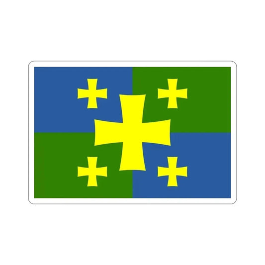 Flag of Kutaisi Georgia STICKER Vinyl Die-Cut Decal 6 Inch - The Sticker Space