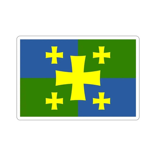Flag of Kutaisi Georgia STICKER Vinyl Die-Cut Decal 6 Inch - The Sticker Space