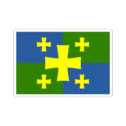 Flag of Kutaisi Georgia - STICKER Vinyl Kiss-Cut Decal 2 Inch White - The Sticker Space