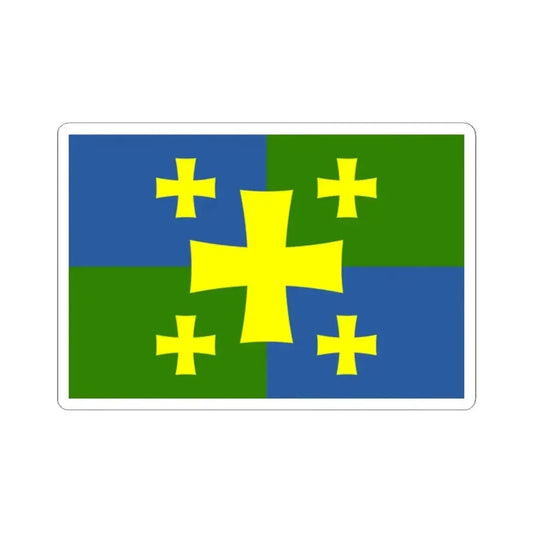 Flag of Kutaisi Georgia - STICKER Vinyl Kiss-Cut Decal 2 Inch White - The Sticker Space