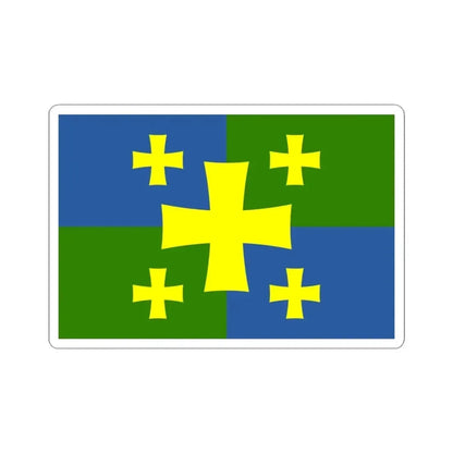 Flag of Kutaisi Georgia - STICKER Vinyl Kiss-Cut Decal 3 Inch White - The Sticker Space