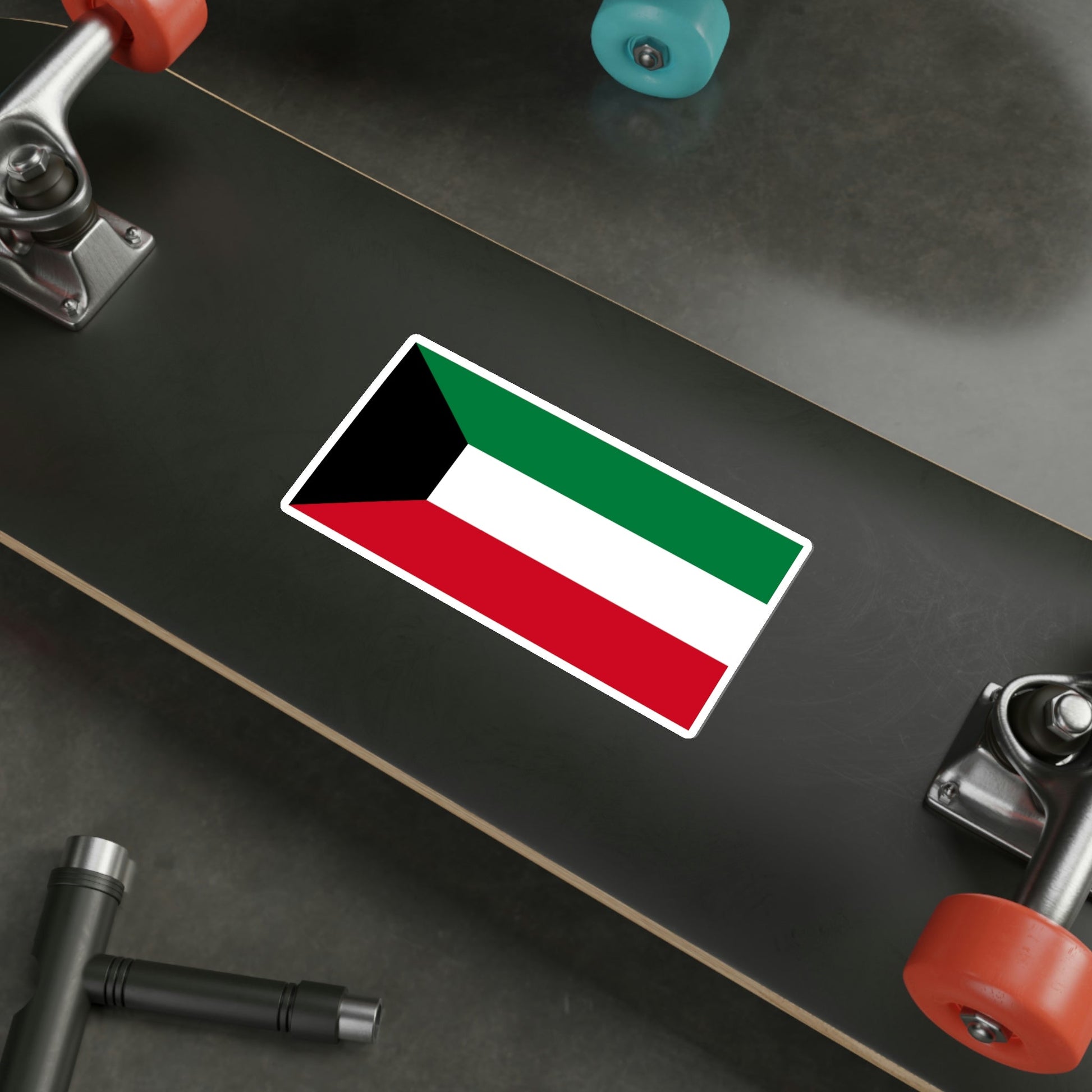 Flag of Kuwait STICKER Vinyl Die-Cut Decal-The Sticker Space