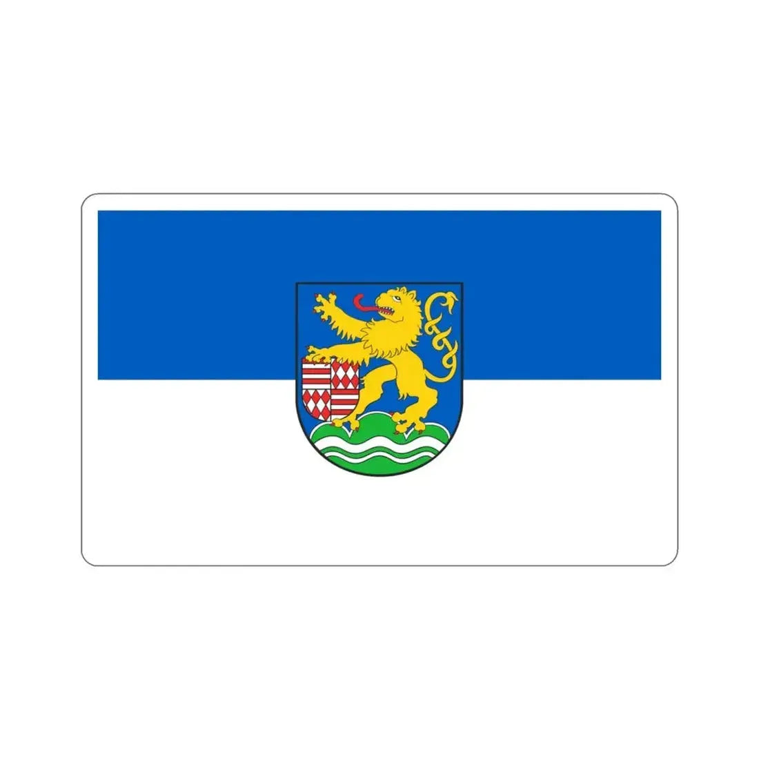 Flag of Kyffhäuserkreis Germany STICKER Vinyl Die-Cut Decal 3 Inch - The Sticker Space