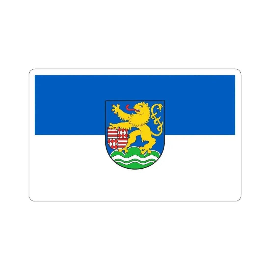 Flag of Kyffhäuserkreis Germany STICKER Vinyl Die-Cut Decal 5 Inch - The Sticker Space