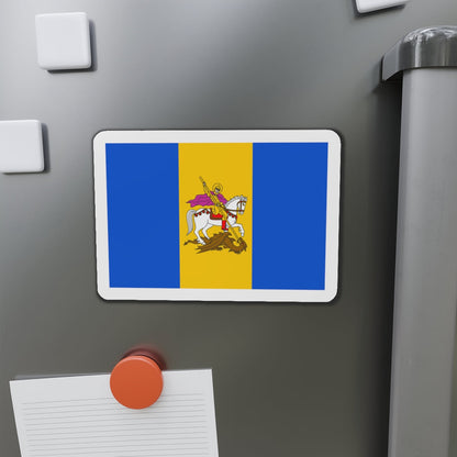 Flag of Kyiv Oblast Ukraine - Die-Cut Magnet-The Sticker Space