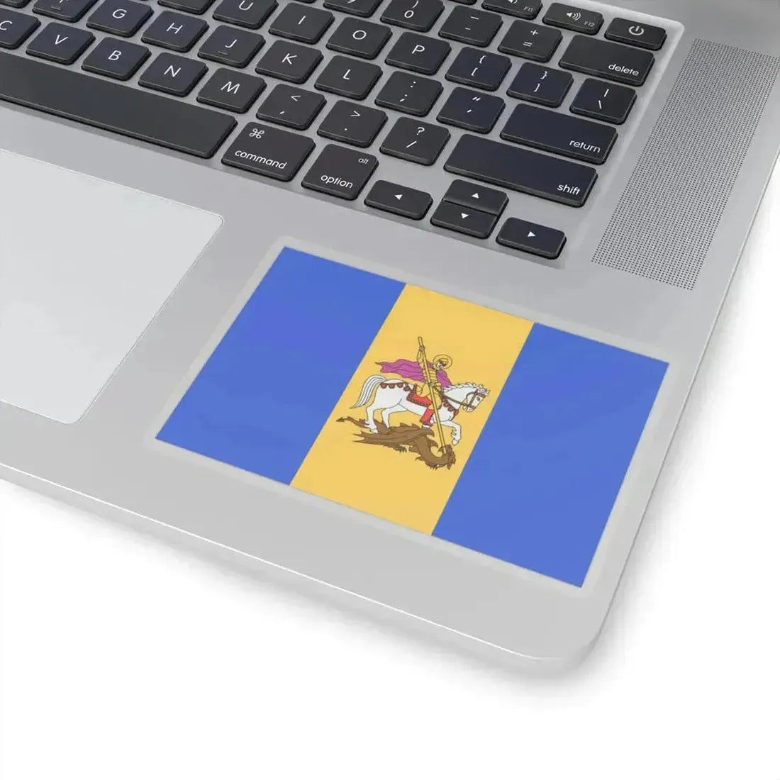 Flag of Kyiv Oblast Ukraine - STICKER Vinyl Kiss-Cut Decal - The Sticker Space