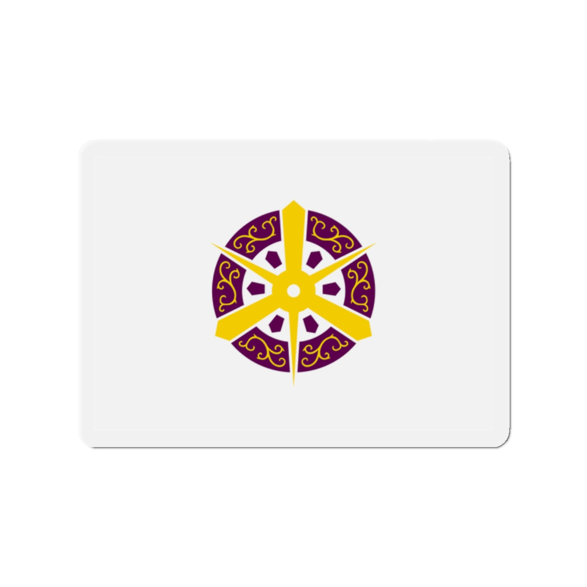 Flag of Kyoto City Japan - Die-Cut Magnet-2" x 2"-The Sticker Space