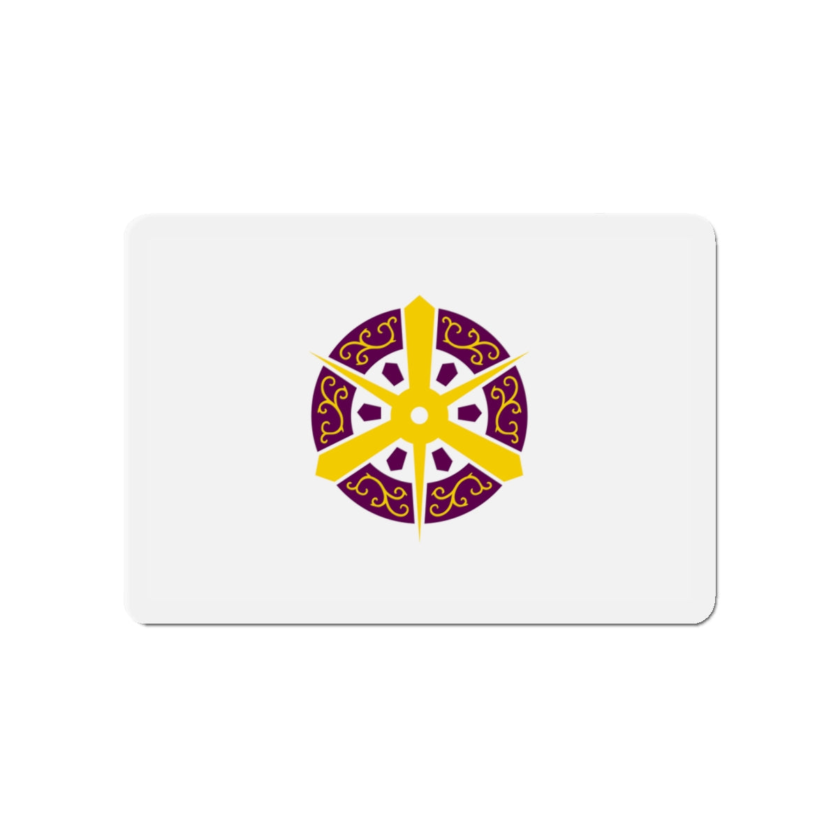 Flag of Kyoto City Japan - Die-Cut Magnet-4" x 4"-The Sticker Space