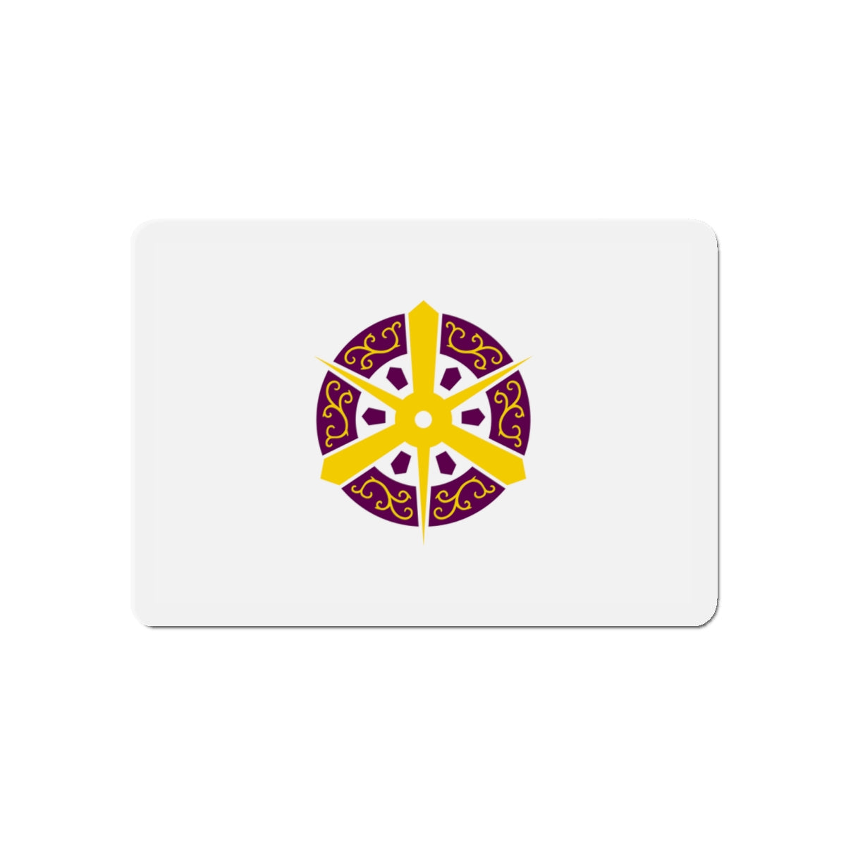 Flag of Kyoto City Japan - Die-Cut Magnet-5" x 5"-The Sticker Space