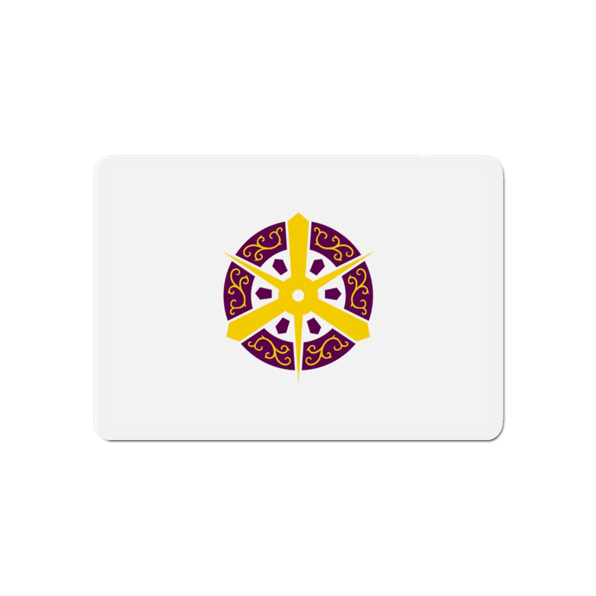 Flag of Kyoto City Japan - Die-Cut Magnet-6 × 6"-The Sticker Space