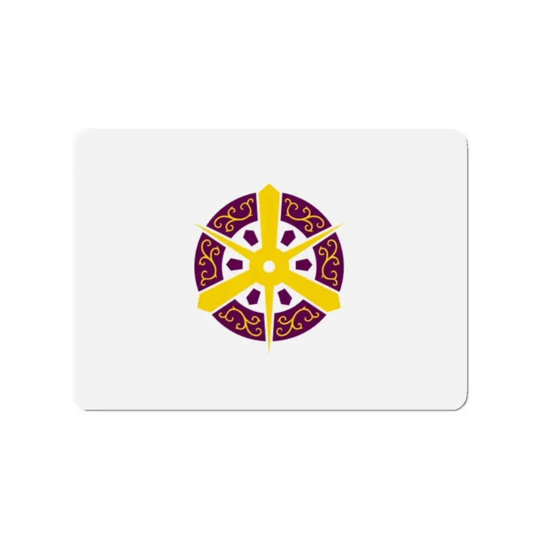 Flag of Kyoto City Japan - Refrigerator Magnet 2 Inch - The Sticker Space