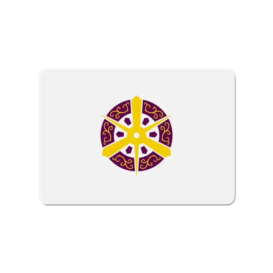 Flag of Kyoto City Japan - Refrigerator Magnet 3 Inch - The Sticker Space