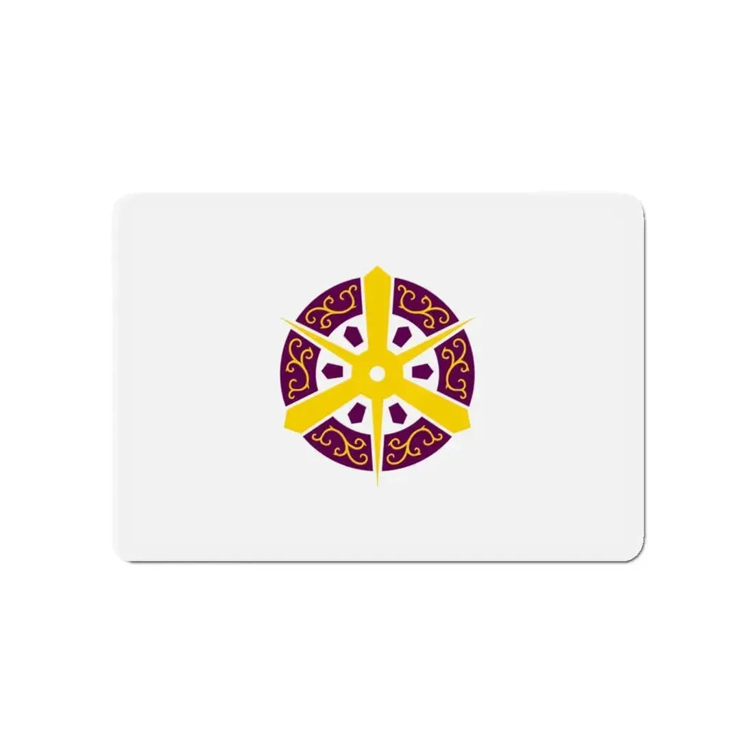 Flag of Kyoto City Japan - Refrigerator Magnet 4 Inch - The Sticker Space