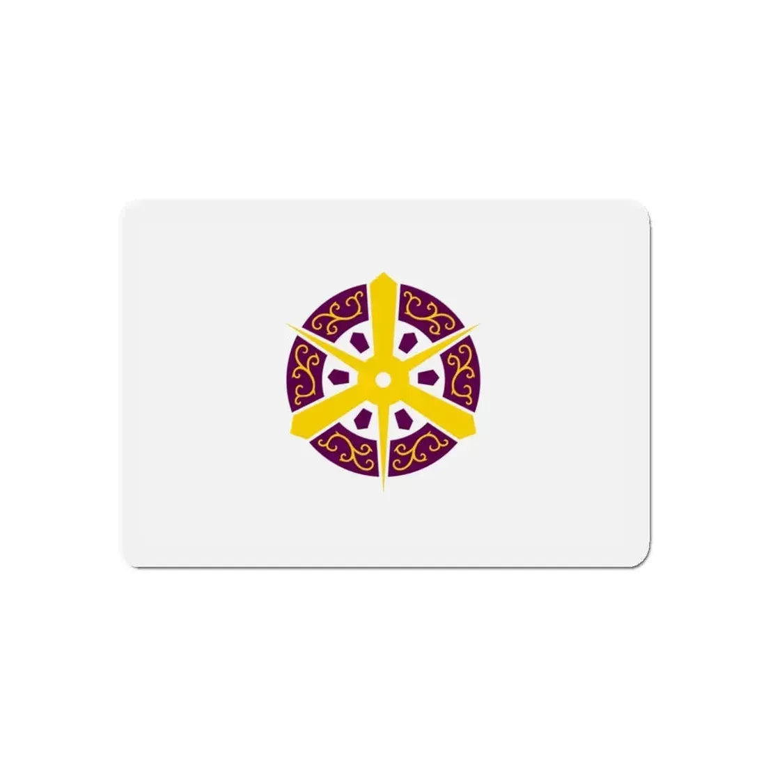 Flag of Kyoto City Japan - Refrigerator Magnet 5 Inch - The Sticker Space