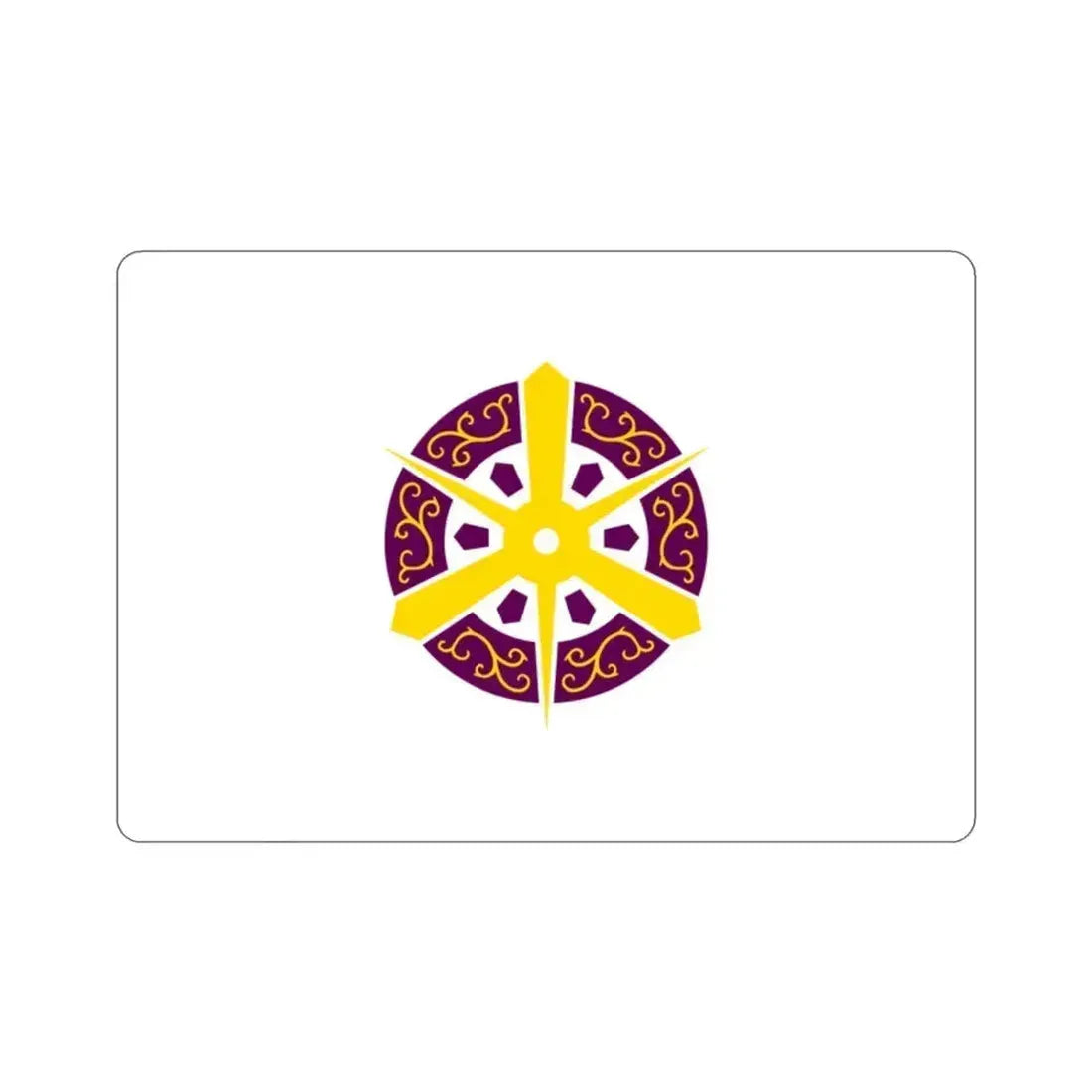Flag of Kyoto City Japan STICKER Vinyl Die-Cut Decal 2 Inch - The Sticker Space