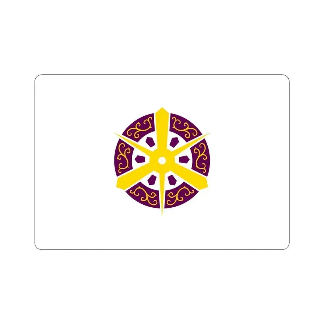 Flag of Kyoto City Japan STICKER Vinyl Die-Cut Decal 3 Inch - The Sticker Space