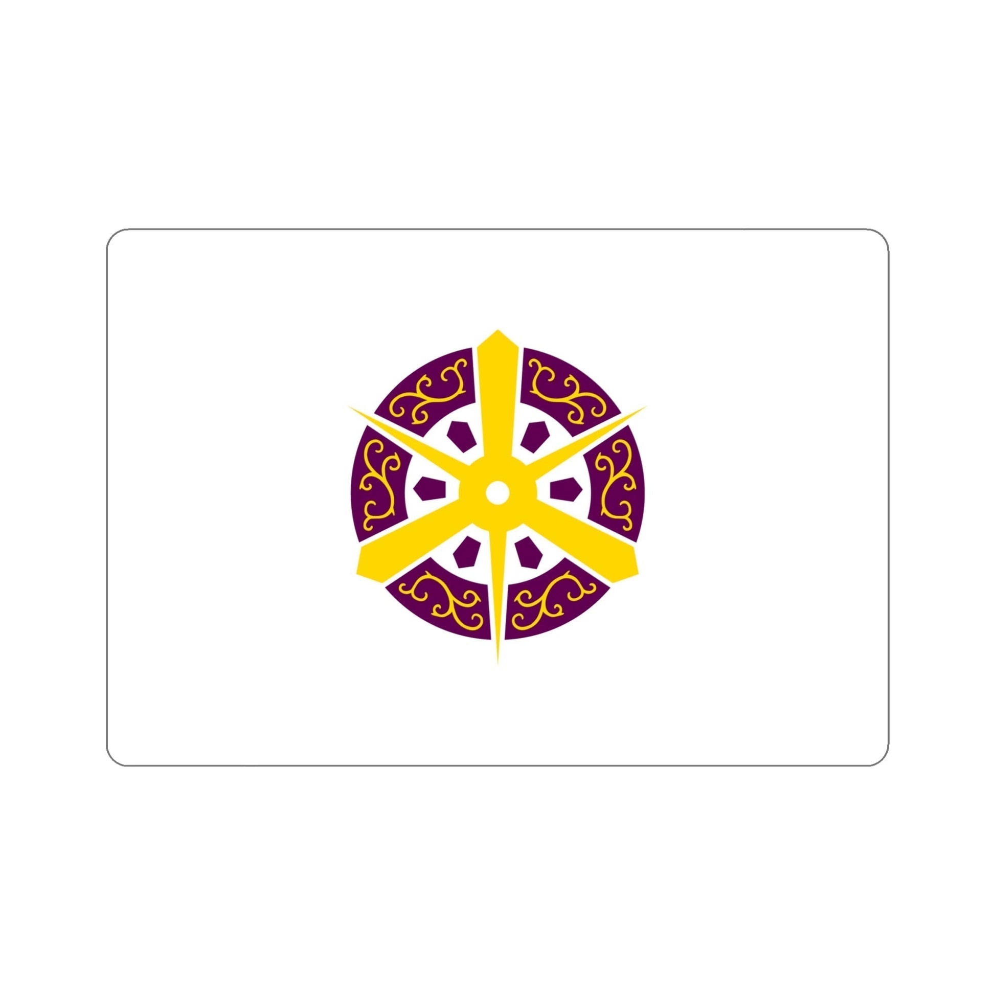 Flag of Kyoto City Japan STICKER Vinyl Die-Cut Decal-6 Inch-The Sticker Space