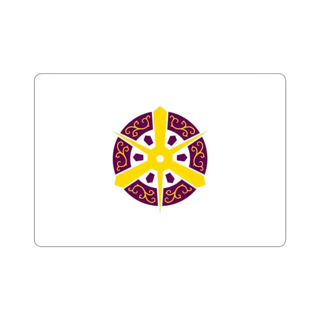 Flag of Kyoto City Japan STICKER Vinyl Die-Cut Decal - The Sticker Space