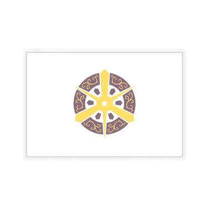 Flag of Kyoto City Japan - STICKER Vinyl Kiss-Cut Decal 4 Inch Transparent - The Sticker Space