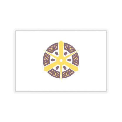 Flag of Kyoto City Japan - STICKER Vinyl Kiss-Cut Decal 6 Inch Transparent - The Sticker Space