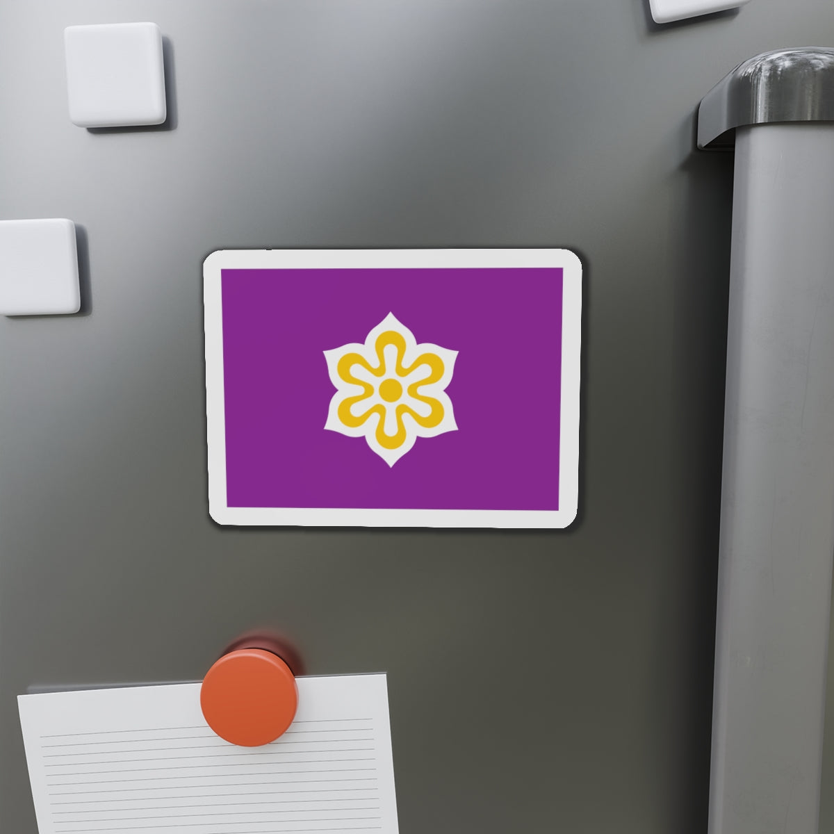 Flag of Kyoto Prefecture Japan - Die-Cut Magnet-The Sticker Space