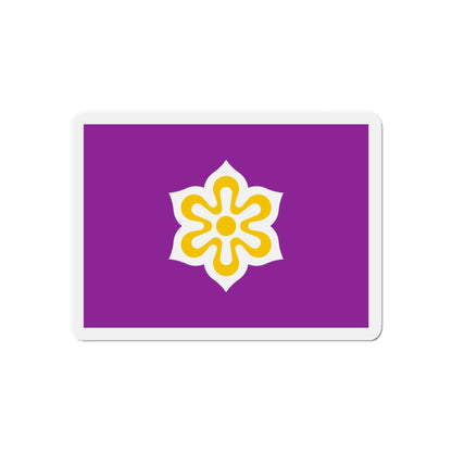 Flag of Kyoto Prefecture Japan - Die-Cut Magnet-6 × 6"-The Sticker Space